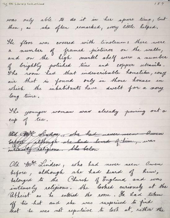 The Ragged Trousered Philanthropists - Manuscript, Page 157