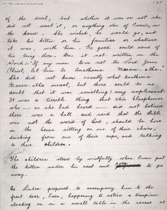 The Ragged Trousered Philanthropists - Manuscript, Page 165