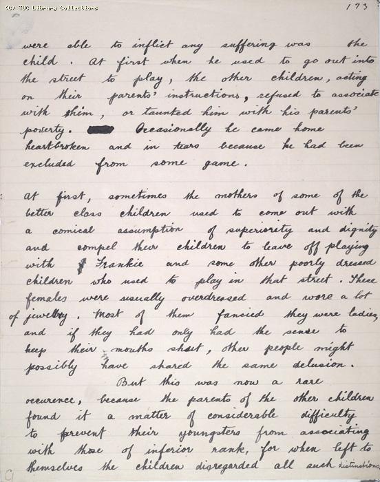 The Ragged Trousered Philanthropists - Manuscript, Page 173
