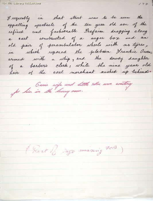 The Ragged Trousered Philanthropists - Manuscript, Page 174