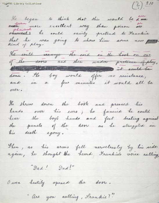 The Ragged Trousered Philanthropists - Manuscript, Page 210