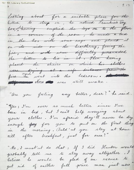 The Ragged Trousered Philanthropists - Manuscript, Page 213b