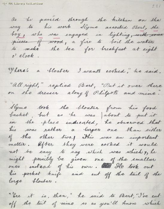 The Ragged Trousered Philanthropists - Manuscript, Page 221