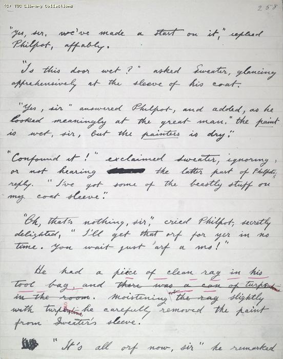 The Ragged Trousered Philanthropists - Manuscript, Page 258