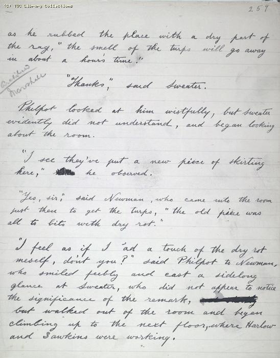 The Ragged Trousered Philanthropists - Manuscript, Page 259