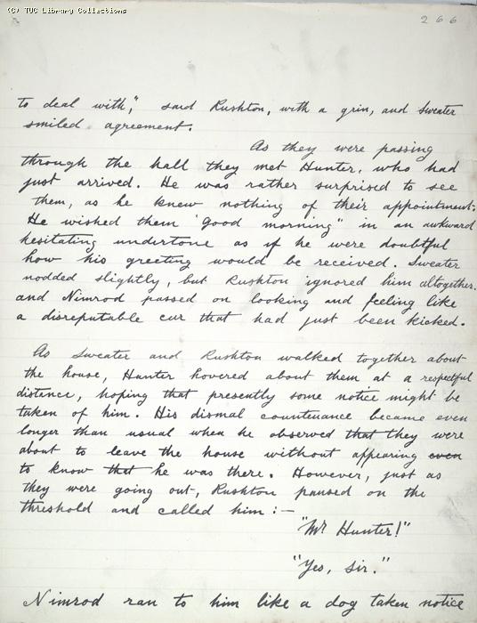 The Ragged Trousered Philanthropists - Manuscript, Page 266