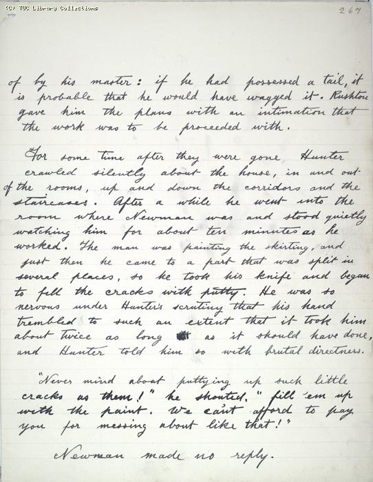 The Ragged Trousered Philanthropists - Manuscript, Page 267