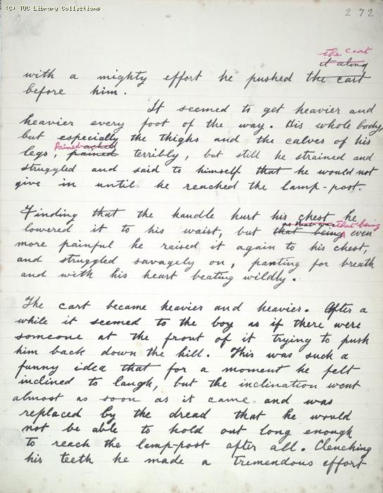 The Ragged Trousered Philanthropists - Manuscript, Page 272