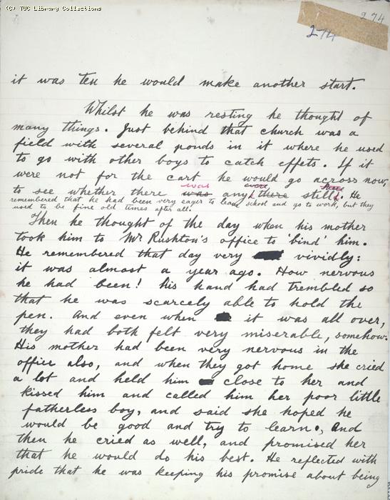 The Ragged Trousered Philanthropists - Manuscript, Page 274