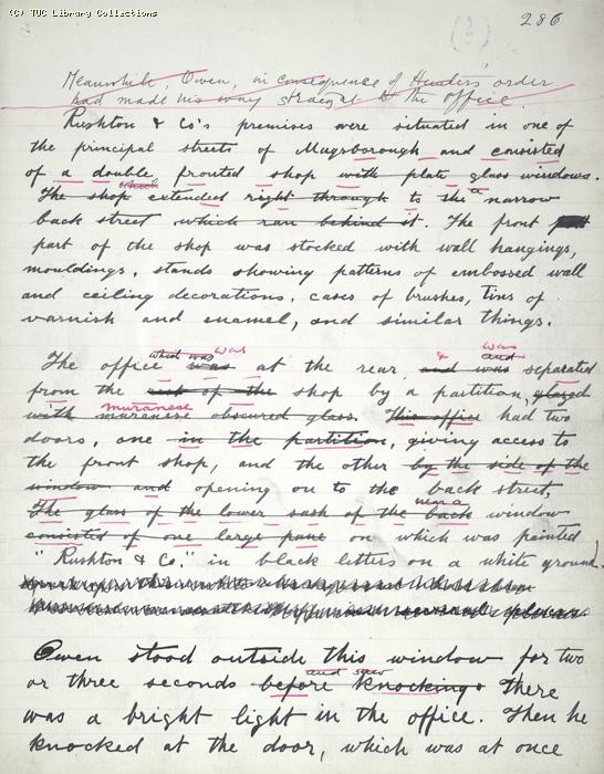 The Ragged Trousered Philanthropists - Manuscript, Page 286