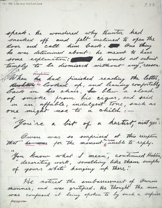 The Ragged Trousered Philanthropists - Manuscript, Page 288