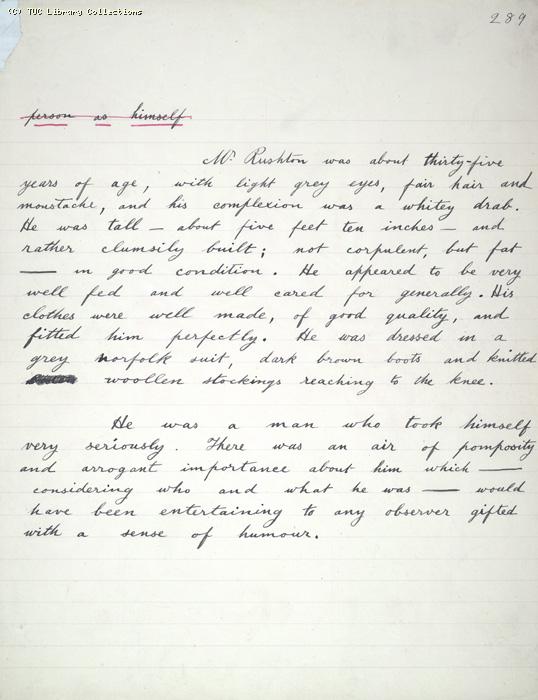 The Ragged Trousered Philanthropists - Manuscript, Page 289