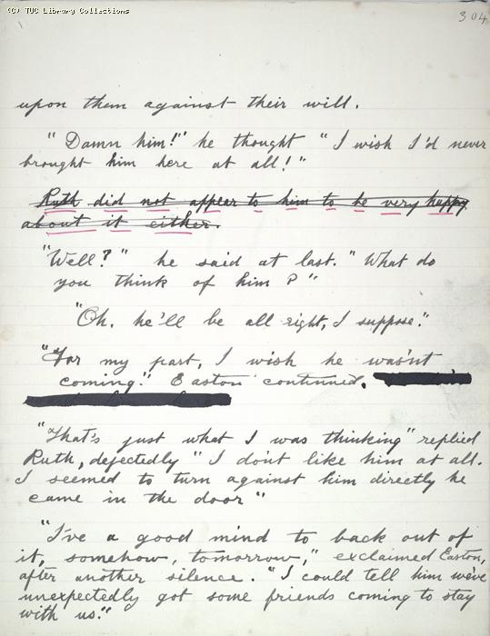 The Ragged Trousered Philanthropists - Manuscript, Page 304
