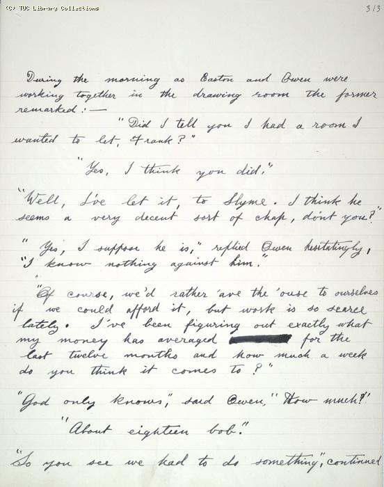The Ragged Trousered Philanthropists - Manuscript, Page 313