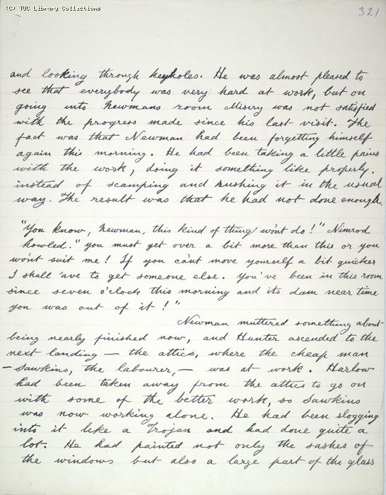 The Ragged Trousered Philanthropists - Manuscript, Page 321