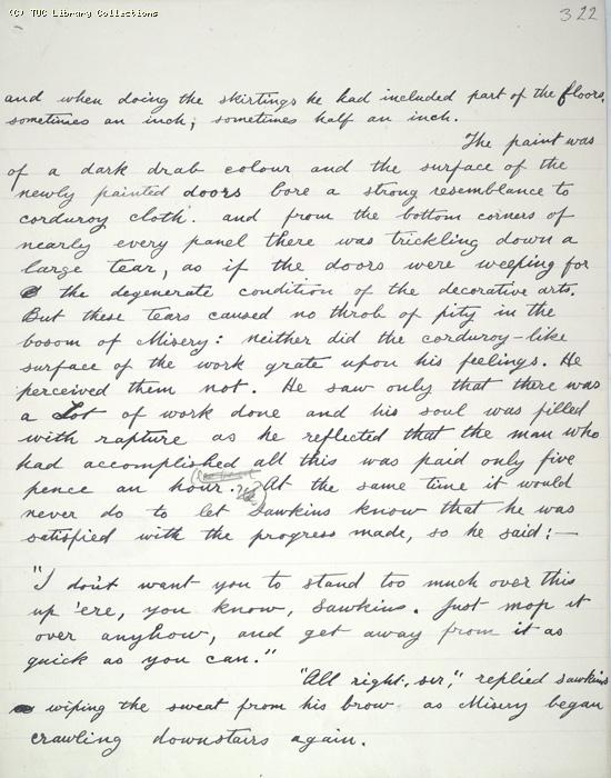 The Ragged Trousered Philanthropists - Manuscript, Page 322