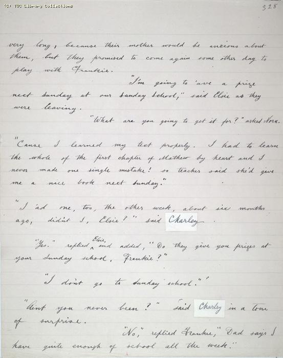 The Ragged Trousered Philanthropists - Manuscript, Page 328