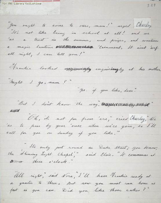 The Ragged Trousered Philanthropists - Manuscript, Page 329