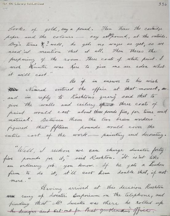 The Ragged Trousered Philanthropists - Manuscript, Page 336