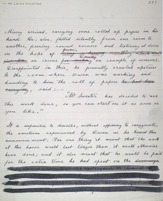 The Ragged Trousered Philanthropists - Manuscript, Page 397