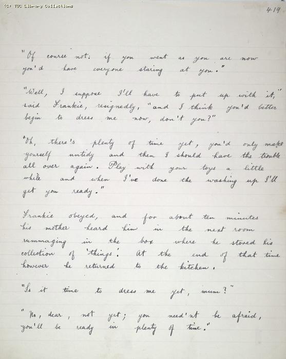 The Ragged Trousered Philanthropists - Manuscript, Page 419