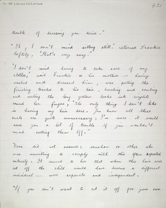 The Ragged Trousered Philanthropists - Manuscript, Page 421