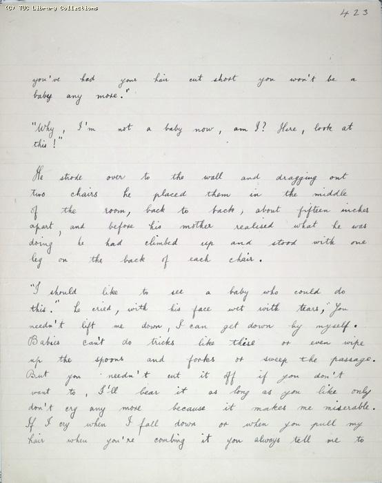 The Ragged Trousered Philanthropists - Manuscript, Page 423