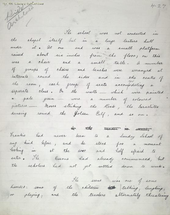 The Ragged Trousered Philanthropists - Manuscript, Page 427