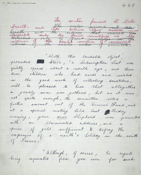 The Ragged Trousered Philanthropists - Manuscript, Page 448
