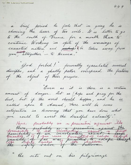 The Ragged Trousered Philanthropists - Manuscript, Page 449