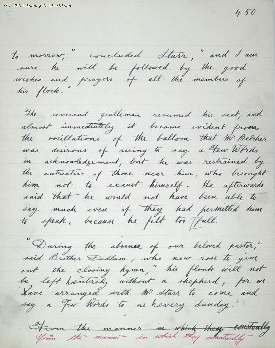 The Ragged Trousered Philanthropists - Manuscript, Page 450