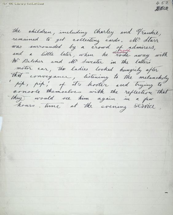 The Ragged Trousered Philanthropists - Manuscript, Page 452