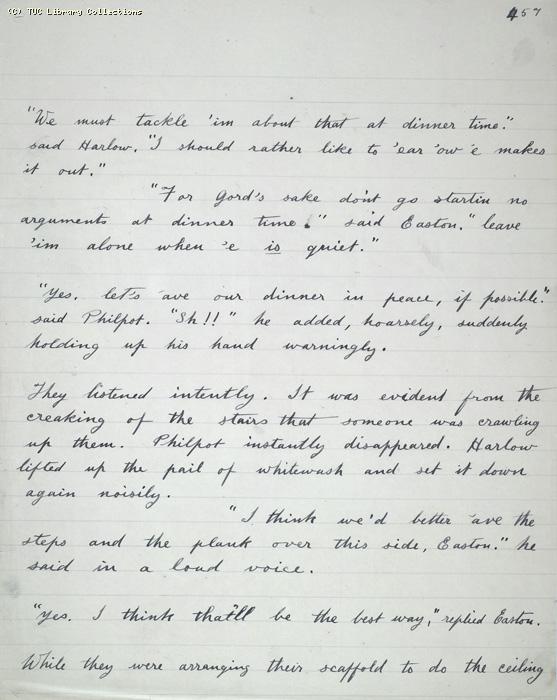 The Ragged Trousered Philanthropists - Manuscript, Page 457