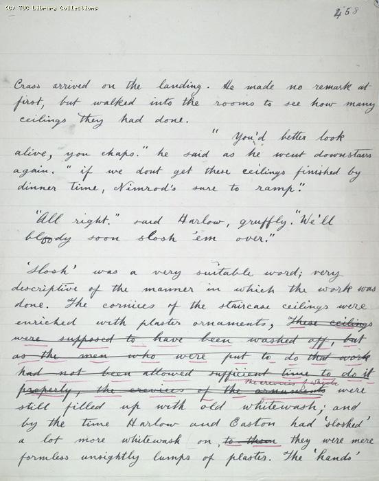 The Ragged Trousered Philanthropists - Manuscript, Page 458