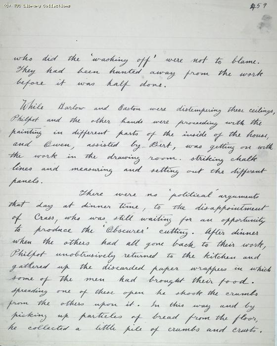 The Ragged Trousered Philanthropists - Manuscript, Page 459