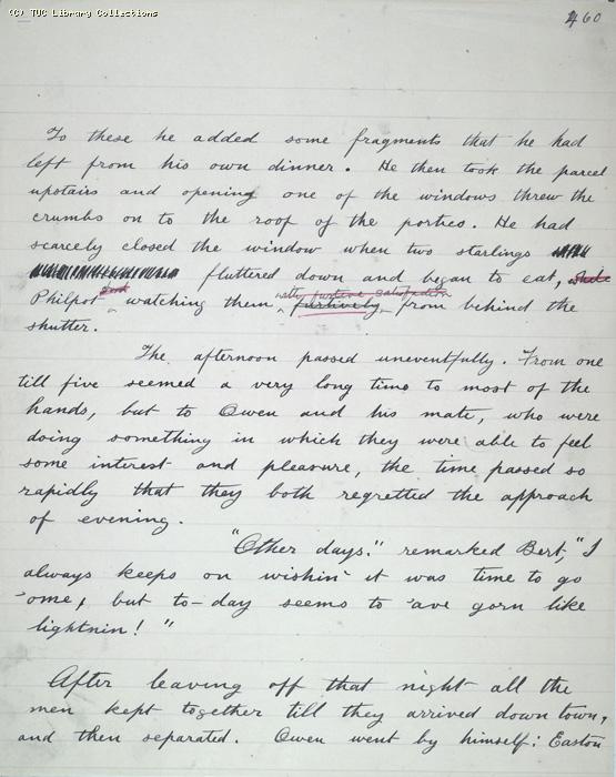 The Ragged Trousered Philanthropists - Manuscript, Page 460
