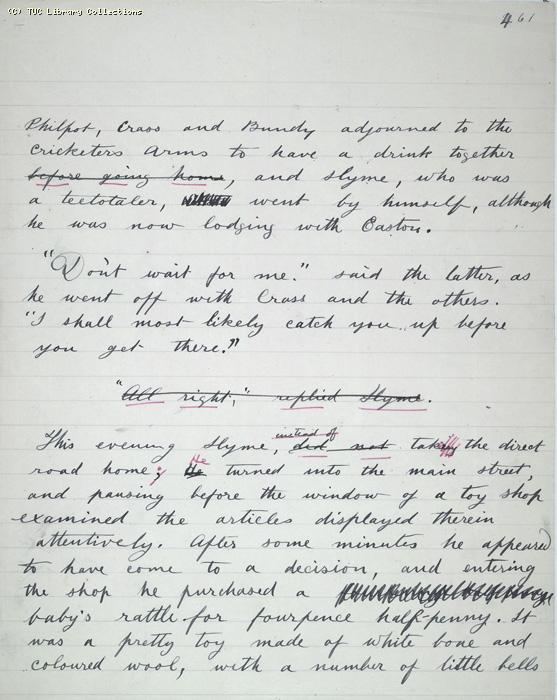The Ragged Trousered Philanthropists - Manuscript, Page 461