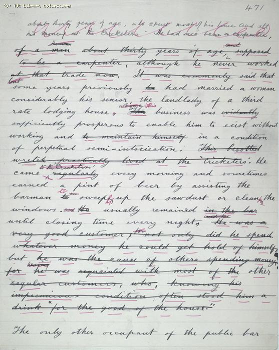 The Ragged Trousered Philanthropists - Manuscript, Page 471