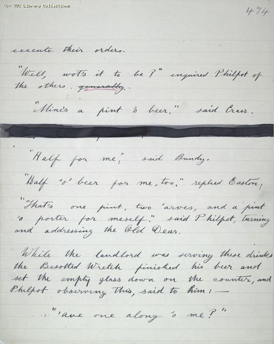The Ragged Trousered Philanthropists - Manuscript, Page 474