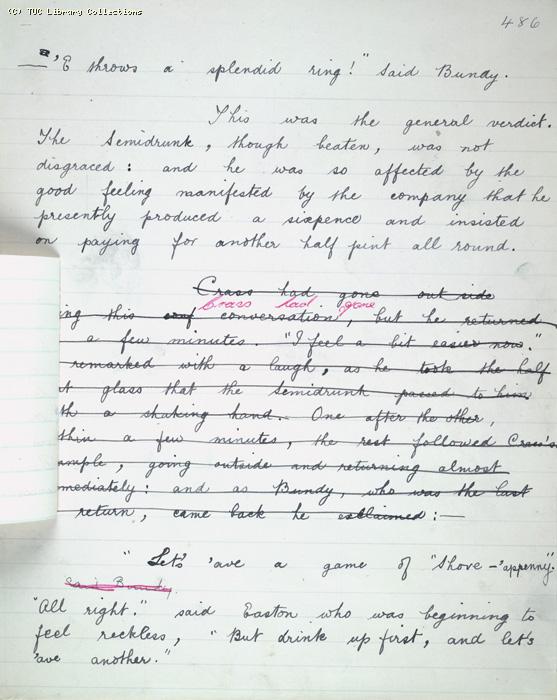 The Ragged Trousered Philanthropists - Manuscript, Page 486b
