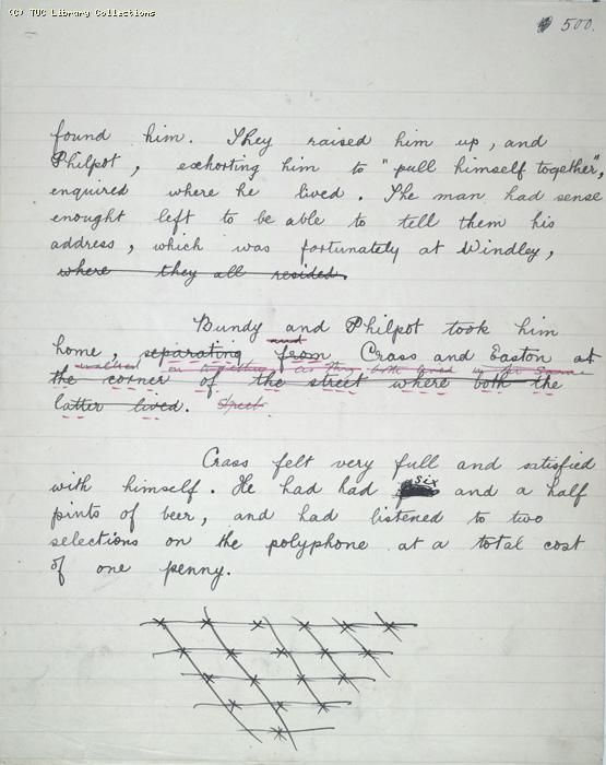 The Ragged Trousered Philanthropists - Manuscript, Page 500