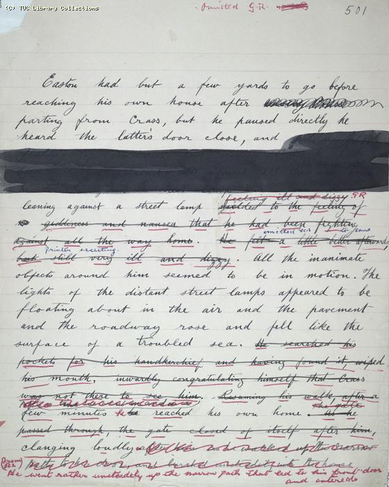 The Ragged Trousered Philanthropists - Manuscript, Page 501