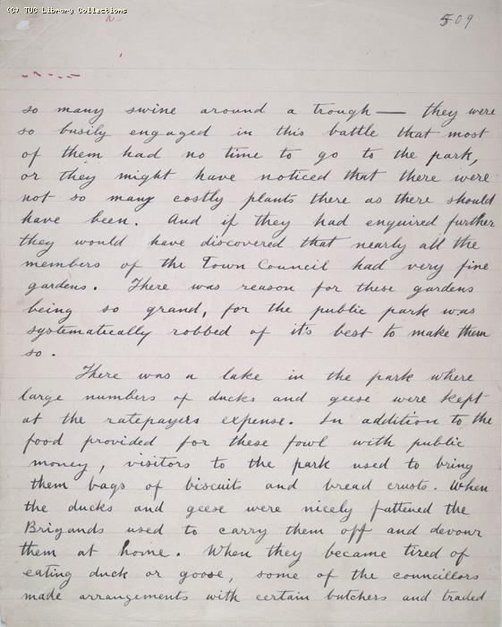 The Ragged Trousered Philanthropists - Manuscript, Page 509