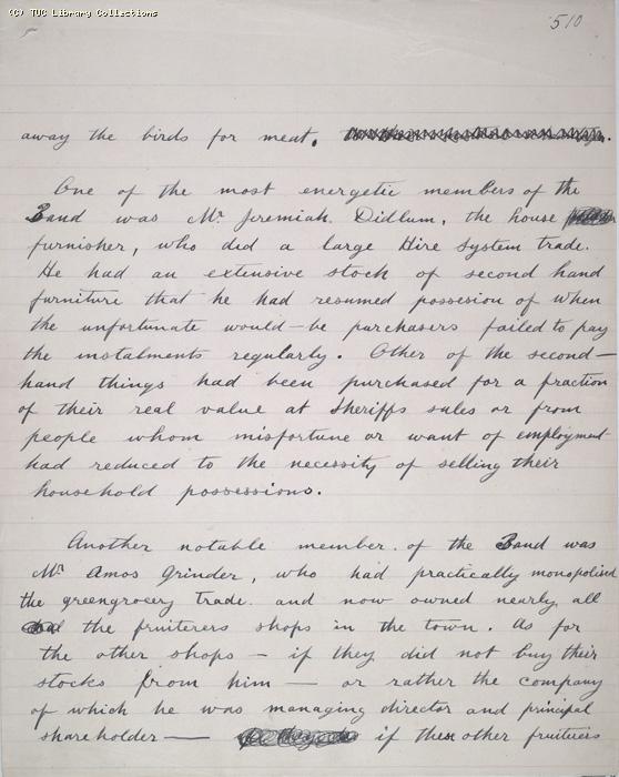 The Ragged Trousered Philanthropists - Manuscript, Page 510