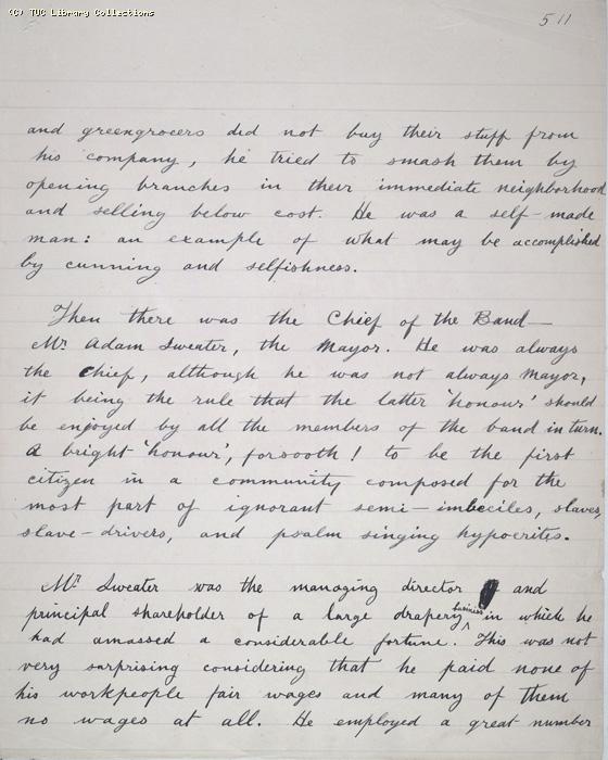The Ragged Trousered Philanthropists - Manuscript, Page 511