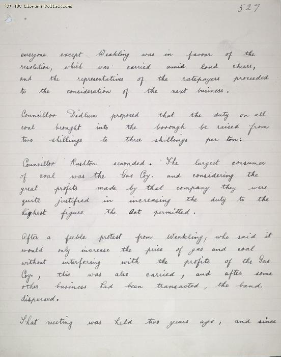 The Ragged Trousered Philanthropists - Manuscript, Page 527