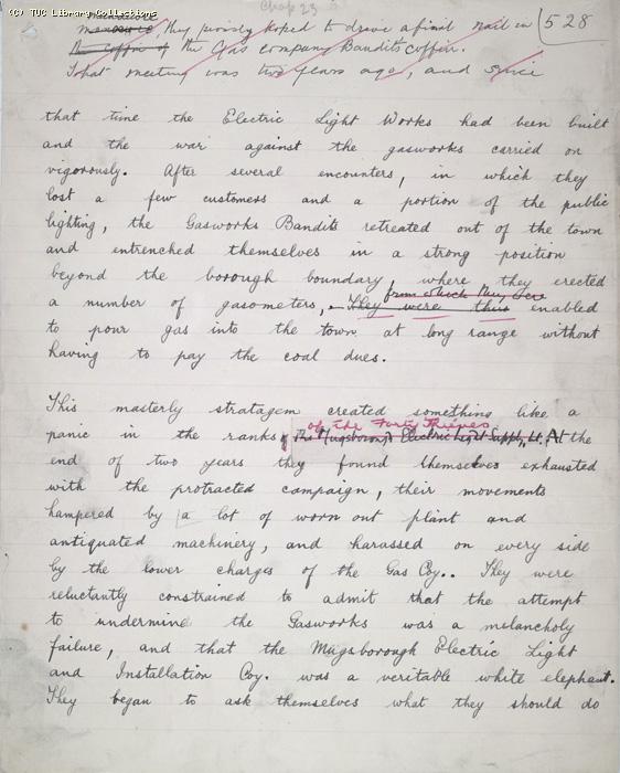 The Ragged Trousered Philanthropists - Manuscript, Page 528