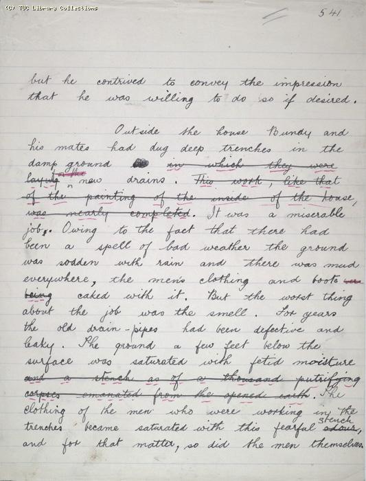 The Ragged Trousered Philanthropists - Manuscript, Page 541