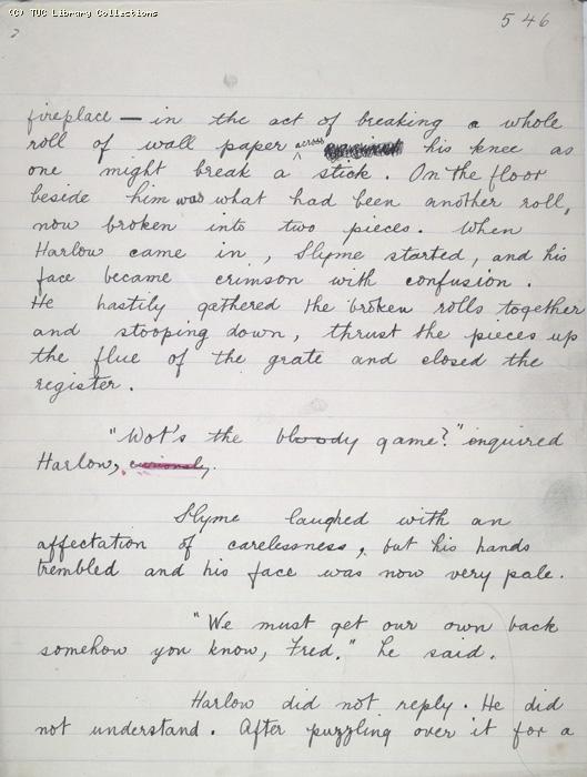 The Ragged Trousered Philanthropists - Manuscript, Page 546