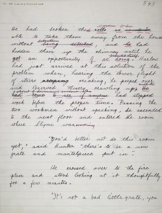 The Ragged Trousered Philanthropists - Manuscript, Page 548
